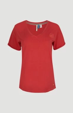 O'Neill T-shirt "Graphic" Met V-hals